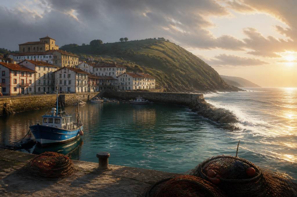 Getaria : village côtier du pays basque entre port de pêche, gastronomie et vues sur l’Atlantique Getaria : village côtier du pays basque entre port de pêche, gastronomie et vues sur l’Atlantique